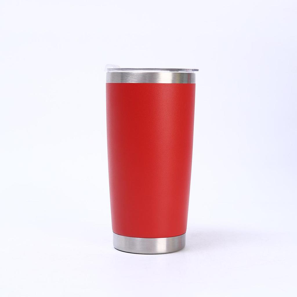 Simple 20oz Stainless Steel Vacuum Insulated Car Cup – Portable Outdoor Beer and Ice Cooler.
