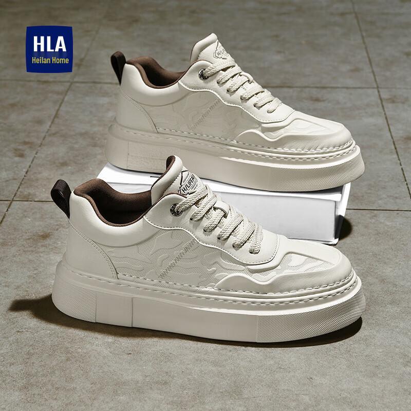 HLA Men s Casual Thick-Soled Board Shoes E108 41