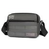 Borsa a tracolla leggera da uomo multistrato in nylon, alla moda, casual, per viaggi d'affari, resistente, con tracolla rimovibile