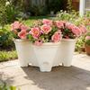 Vaso per Piante per Torre di Piante Fioriera Verticale Fioriera con Sottovaso Salvaspazio Fioriera Impilabile per Giardinaggio Urbano Fioriera Rialzata Balcone Terrazzo