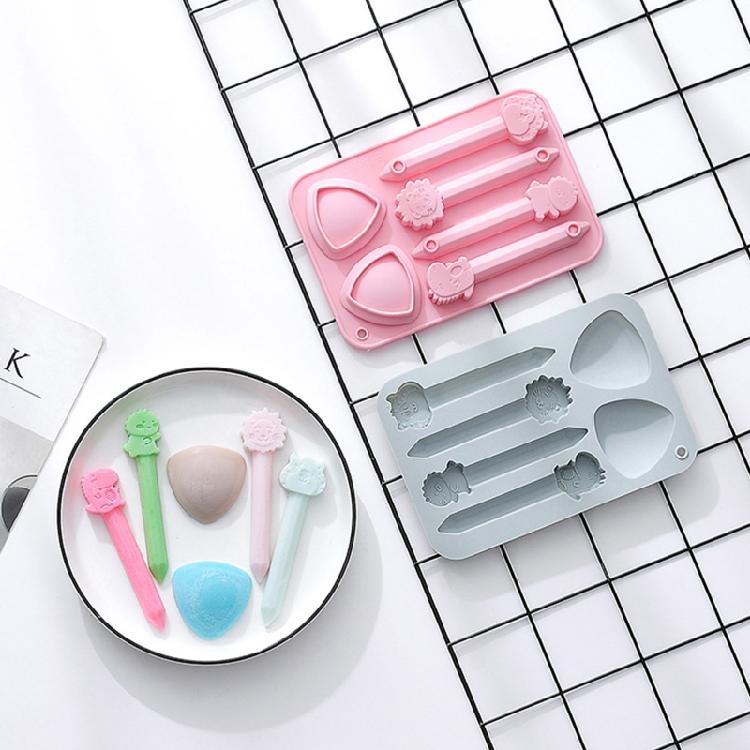 Crayon Mold Chocolate Mold Homemade Paint Brush Silicone Mold Epoxy Resin Molds