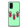 Custodia carina Squid Game TV Rossa Verde Per Realme C21Y C21 C25 C20 C15 C12 C11 C1 GT Master Neo Neo2 5G Funda Capa Custodia Morbida in Silicone