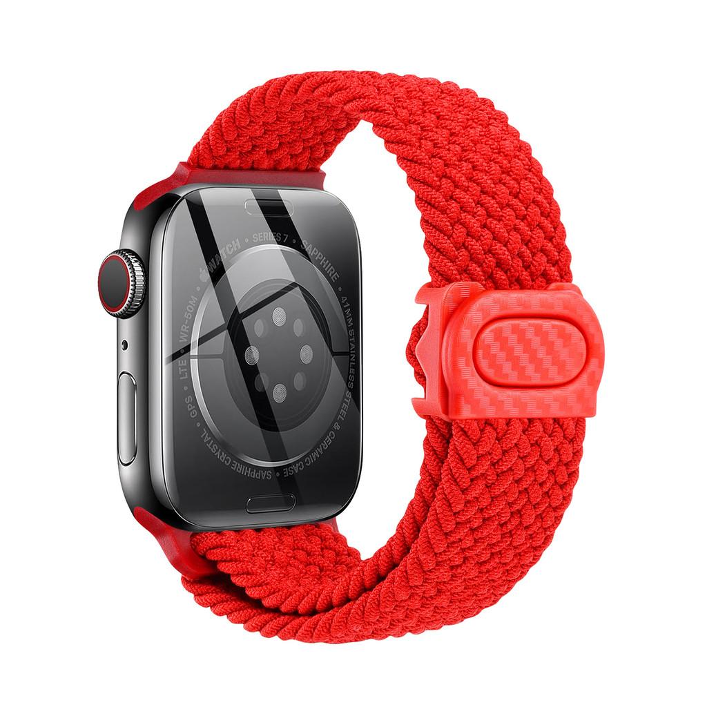 Strap For Apple watch band 44mm 42mm 40mm 45mm 46mm 41mm 49mm Braided Solo Correa Bracelet iWatch 11 10 9 8  7 6 5 4 se Ultra3