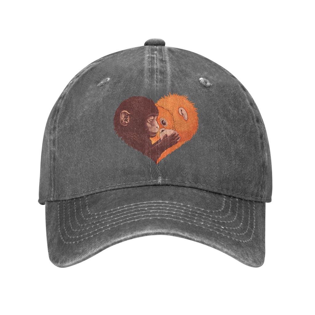 Baseball Cap Monkey Punch Summer Streetwear Trucker Hat Unisex Women Print Kpop Rock Breathable Snapback Cap