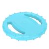 Dog Flying Disc Toy Flexible TPR Squeaky Stress Relief 2 Sides Hollow Design Pet Training Flying Disc for Large Dogs