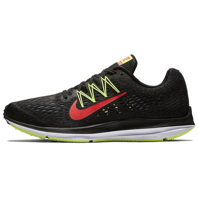

New Nike Air Zoom Winflo 5 Black Bright Crimson AA7406-004 46