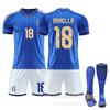 2026 Non. 18 Barella Italie Coupe du Monde Maillot Domicile