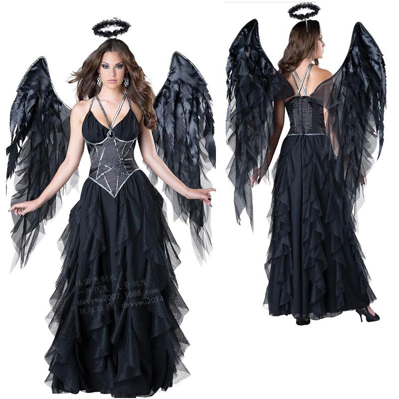 

Костюм ночного ангела костюм для косплея по новому фильму костюм для косплея на Хэллоуин костюм дьявола XL