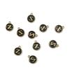 10Pcs Metal Enamel English Letters Charms Pendant For DIY Jewelry Making Necklace Bracelet Accessories