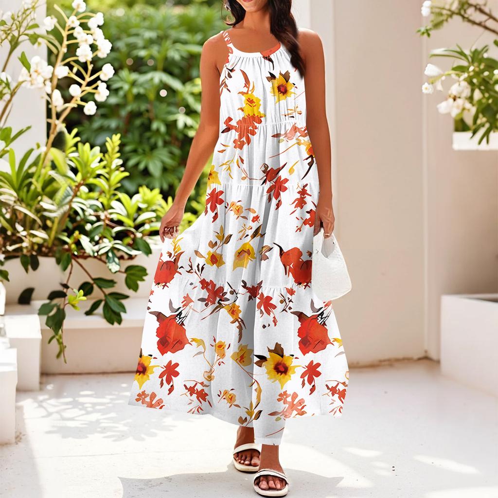 Women's Summer Casual Fashion Suspender Sleeveless Dress