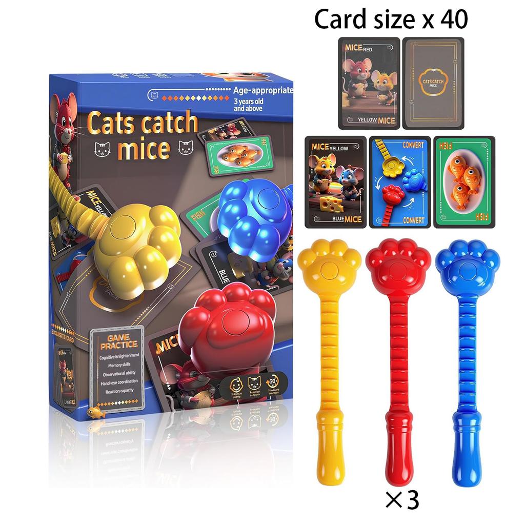 Children'S Three Person Battle Early Education Reaction Competition Game Focus Training Puzzle Board Game Parent Child
