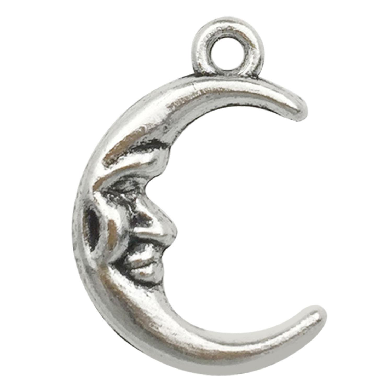 

Винтажные серебряные подвески «Солнце, Луна, звезда» для ожерелий и браслетов своими руками