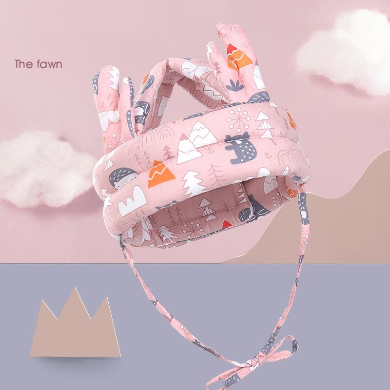 Soft Comfortable Head Security & Protection Adjustable Hats Baby Toddler Cap Anti-Collision Protective Hat Baby Safety Helmet