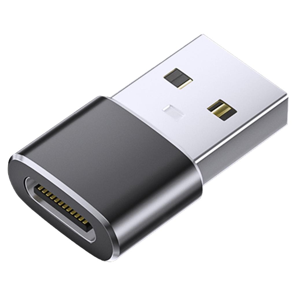 USB Male to Type-C Female OTG Converter USB to USB C Adapter for 15 14 13 12 Cellphone Data Transfer Charging Converter