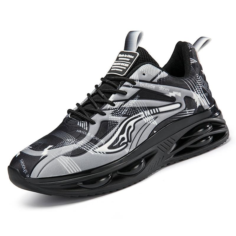 Shoes Large size, lightweight and breathable casual sports shoes, thick-soled non-slip and shock-absorbing running shoes, adolescent student shoes