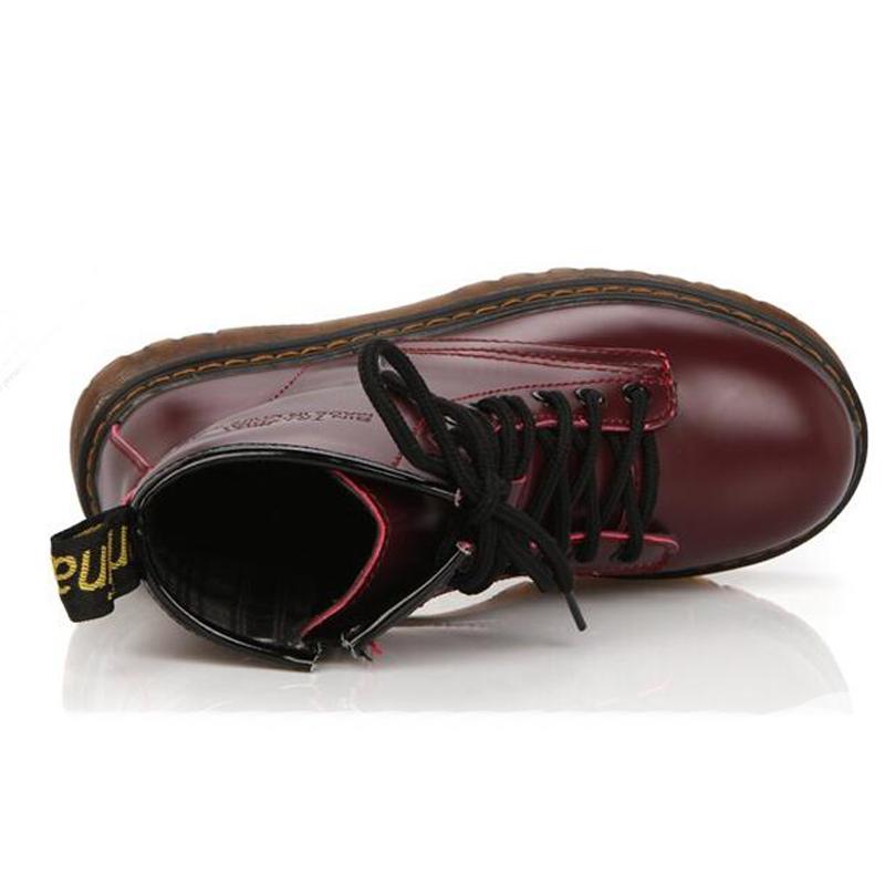 High Quality Platform Autumn and Winter Add Cotton Warm Motorcycle Boots Women's Punk Ankle Boots Size 35-40 C062