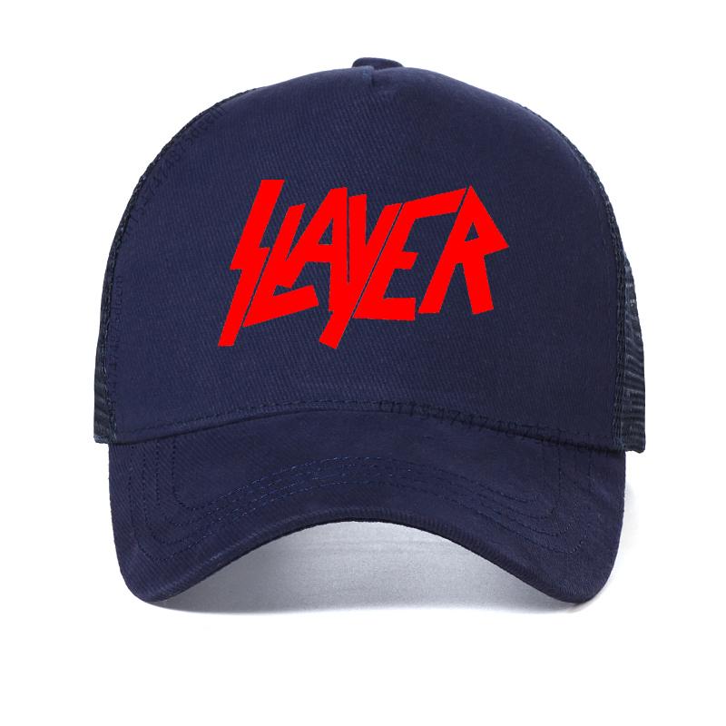SLAYER Rock Baseball Cap Summer Men Women Mesh Trucker Hat Cotton Casquette Snapback Hats