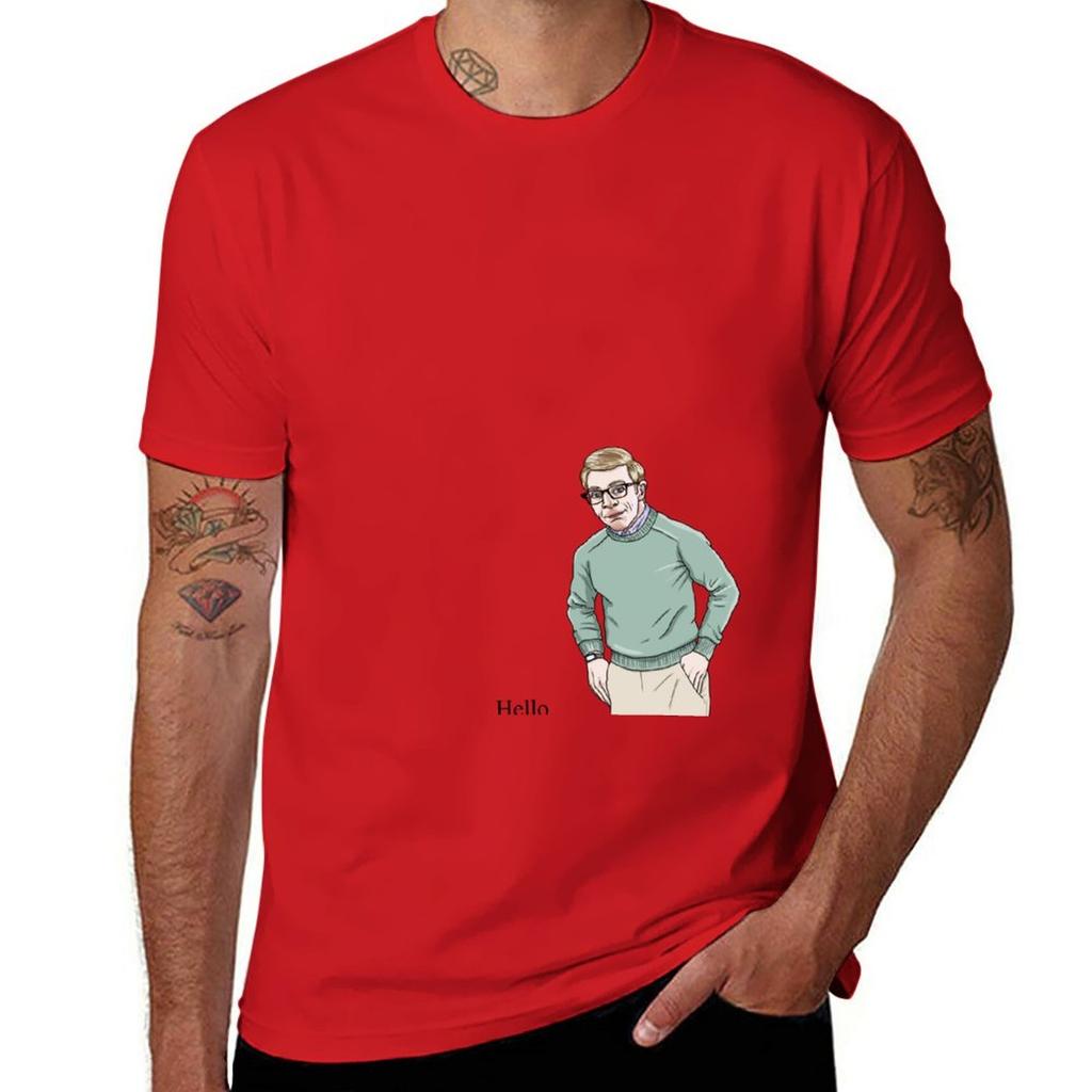 Hello My Name Is Joe Pera TShirt Boys Whites Funnys Anime Short Sleeve Tee Slim Fit T Shirts for Men