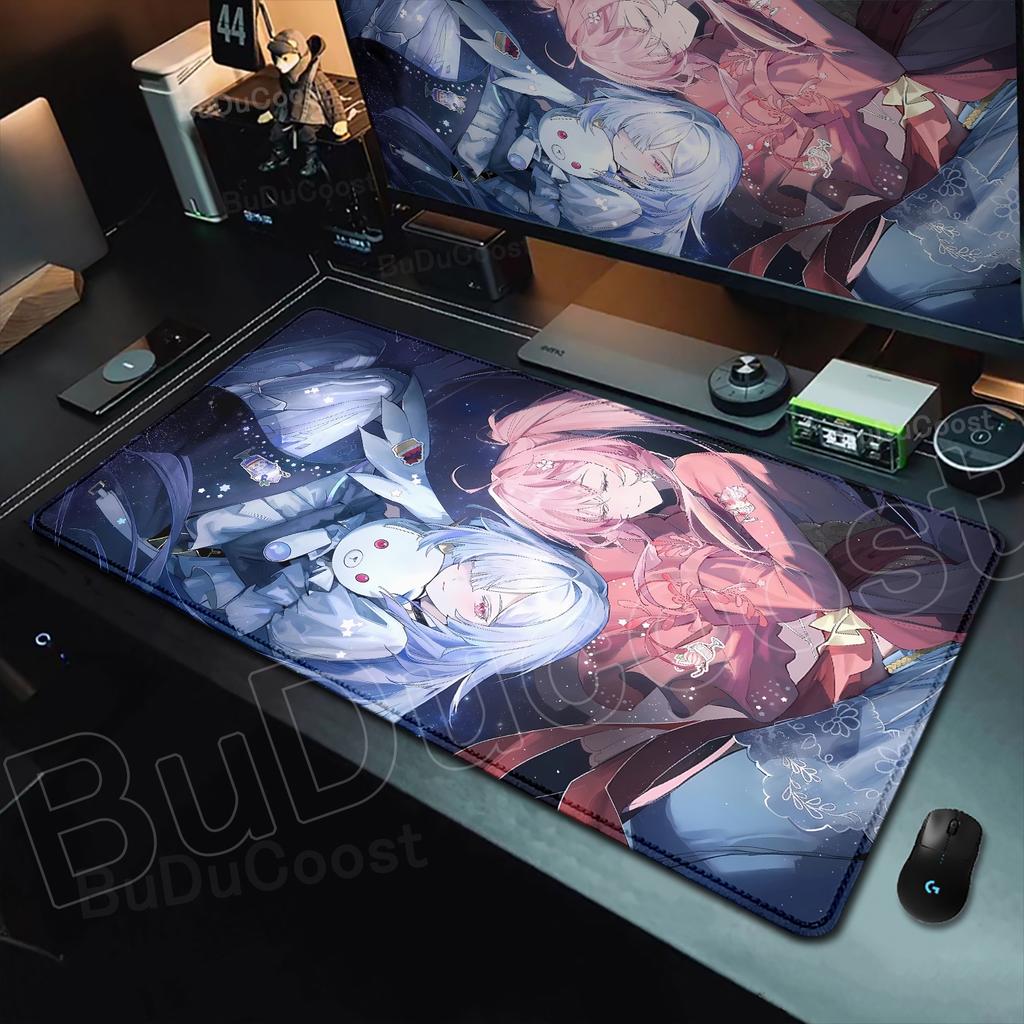 Wuthering Waves Mouse Carpet Aemeath Mause Pad Gamer Keyboard Mat Pads Mornye Protector Laptops Large Mousepad Cartoon Desk Mats
