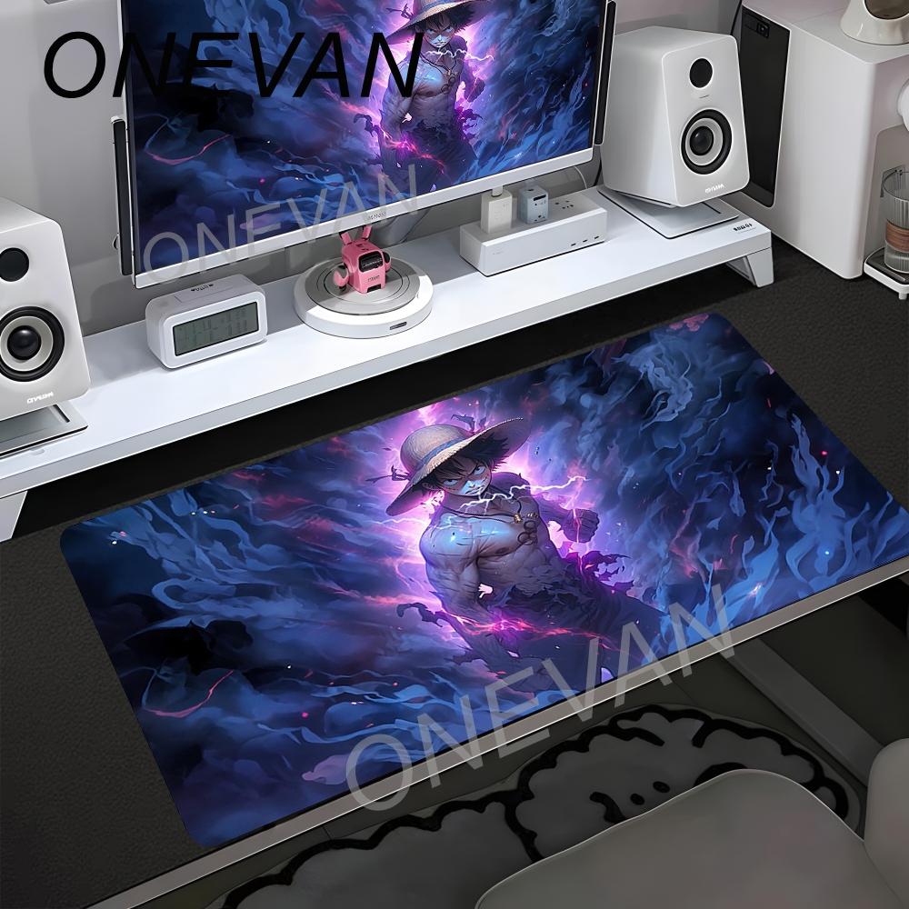 ONE PIECE Luffy Mouse Pad Gaming Desk Mat Waterproonti-Slip Mousepad Large Extended Mousepad Anime Speed Deskmat Xxl