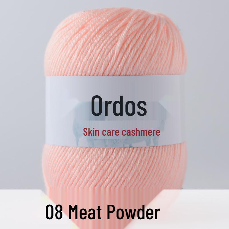 Genuine Baby Cashmere Yarn: Hand-Knitted Scarf for Infants & Toddlers, Medium Thick Milk Cotton for Crochet.