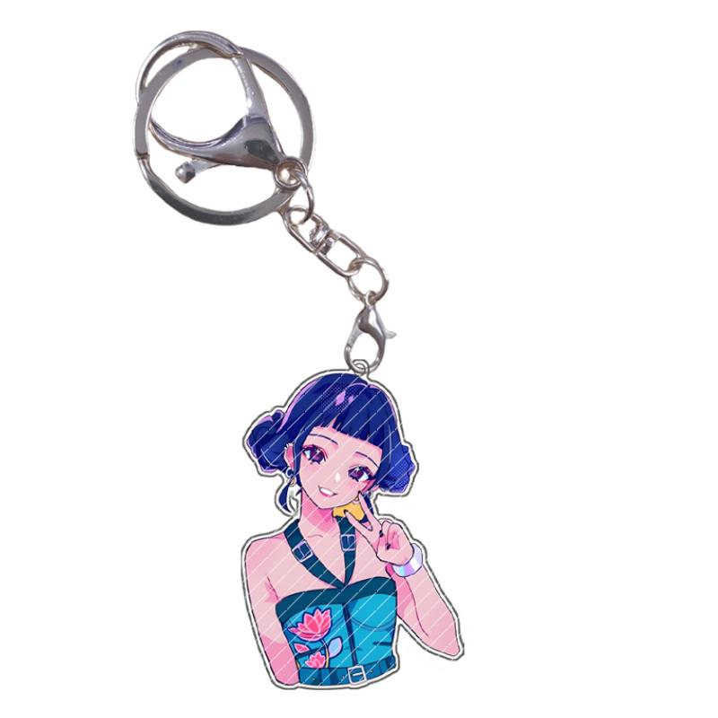 Acrylic Keychain KPop Demon Hunters Rumi Mira Zoey Jinu Baby Saja Celine Bobby Cartoon Anime Characters Gift Pendant Decoration