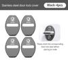 AAABR1 For Skoda 4Pcs Car Door Lock Covers Auto Decorative Accessories Kodiaq Fabia Kamiq Karoq Octavia 2 3 Rapid Scala