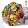 1pc Toy Story Characters Automatic Folding Umbrella: Compact 8 Bone Design Cartoon Outdoor Travel Companion, Business Umbrella, Christmas Va