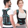 Rückenstütze Haltungskorrektor L Schwarz Verstellbare Träger Unisex Orthopädische Stütze Atmungsaktiv Bequem Taille 90-100cm