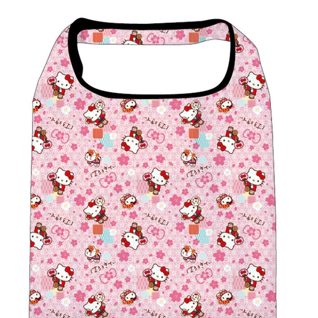 K Company Sanrio Characters (Japanese Goods Series) Eco Bag with Pocket, Hello Kitty, SAW-PEB-KT