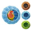 Imitation Rattan Weave Spherical Bird Breeding Nest Ventilated Hangable Bird Cage Summer Cool Breathable Parrot House Garden