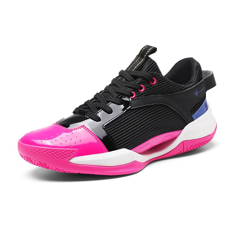 6806 Basketballschuhe Niedriger Schnitt MD-Sohle Modisch Anti-Rutsch Training Praktisch Wettkampf Sport Paar Trend