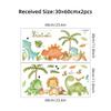 Large Cute Dinosaurs Wall Stickers for Kids Rooms Boy Girl Baby Bedroom Living Room Classroom Wall Decor Cartoon Animal Decal