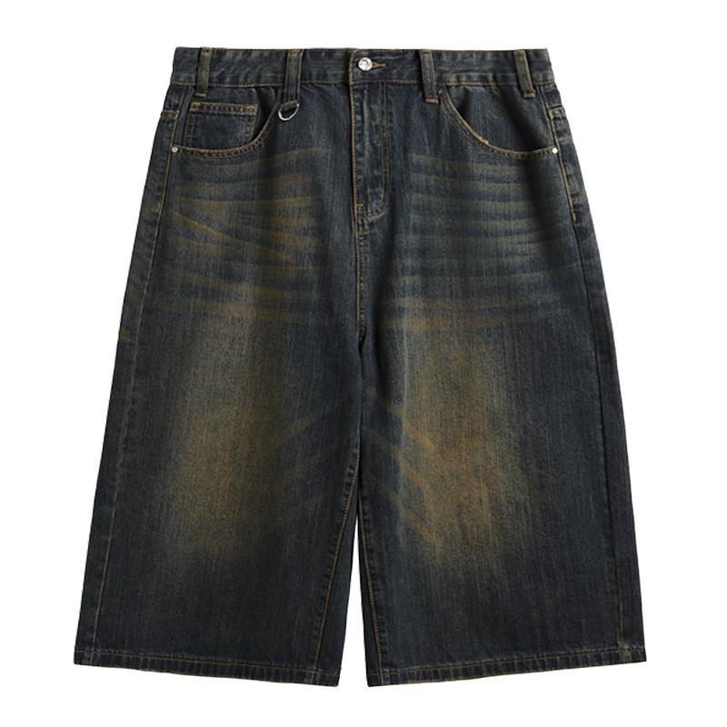 JYL Unisex Wide-Leg Jeans Vintage Loose Floor-Length Casual Denim Trousers