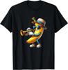 Cool Banana Playing Trumpet Musician Cartoon T Shirt