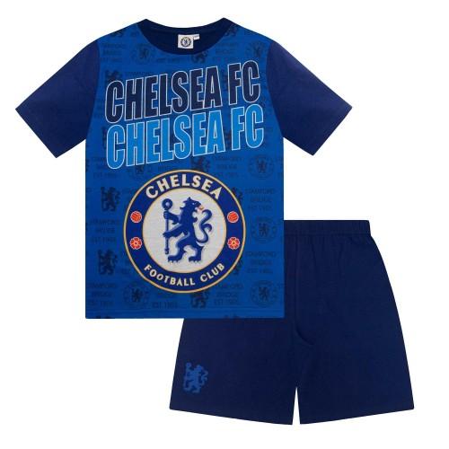Chelsea FC Boys Terry 26 Sublimation Short Pyjama Set