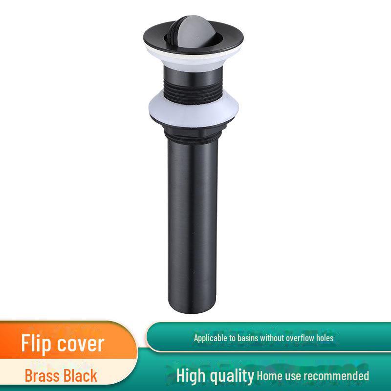 Copper Bounce Drainer for Bathroom Handwashing Basin with Deodorizing Drain Pipe