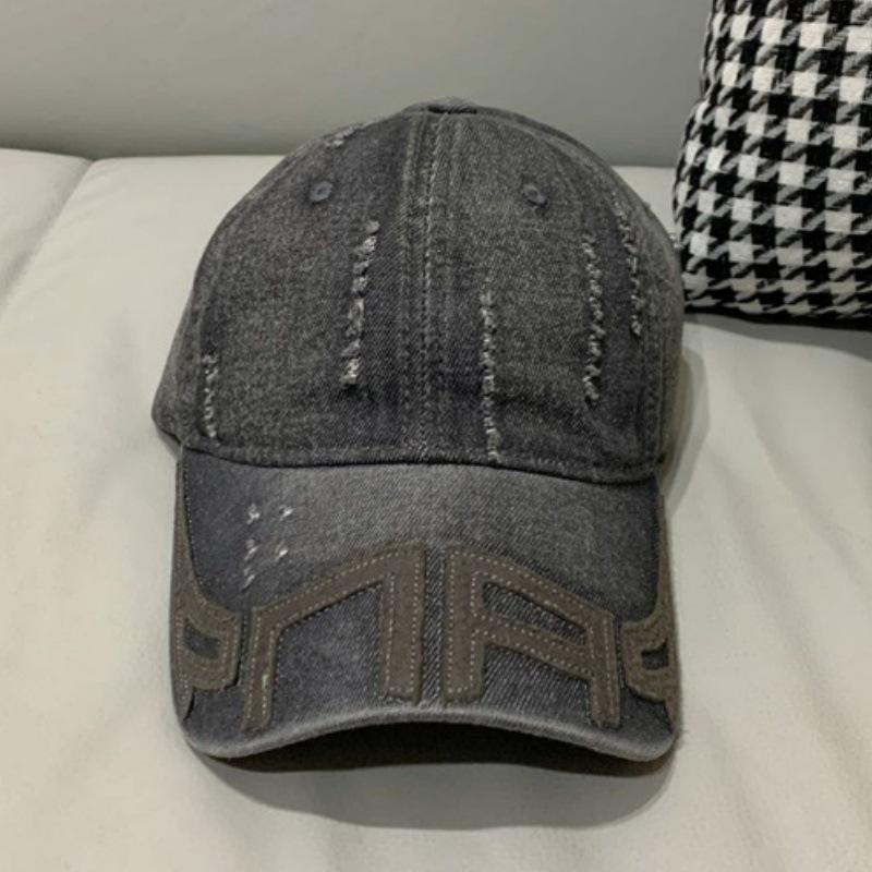 Popular Big Head Circumference Baseball Cap, Sunshade, Sunscreen, Face Small Letter Hat, Cowgirl Deep Top Cap New