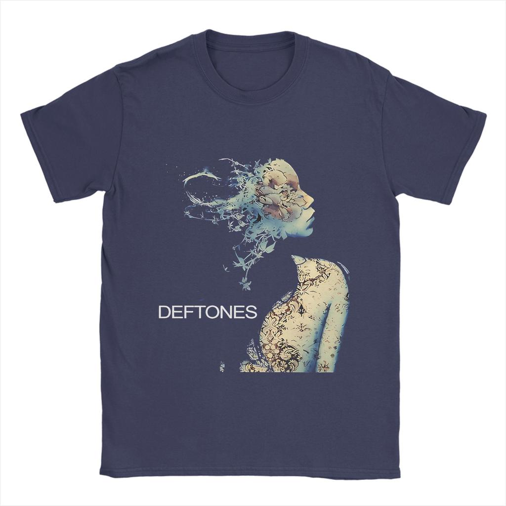 D-Deftones  T Shirts Men's  100% Cotton Vintage T-Shirts Crew Neck  Tee Shirt Short Sleeve Clothing Birthday Gift