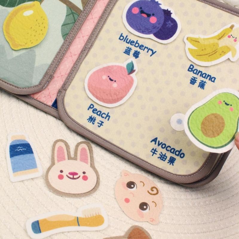 Soft Cloth Books for Toddlers Early Education Supplies Touch and Feel Books for Early Children Development
