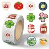 Cartoon Festival Gift Stickers - 500/Roll for Journals and Sealing