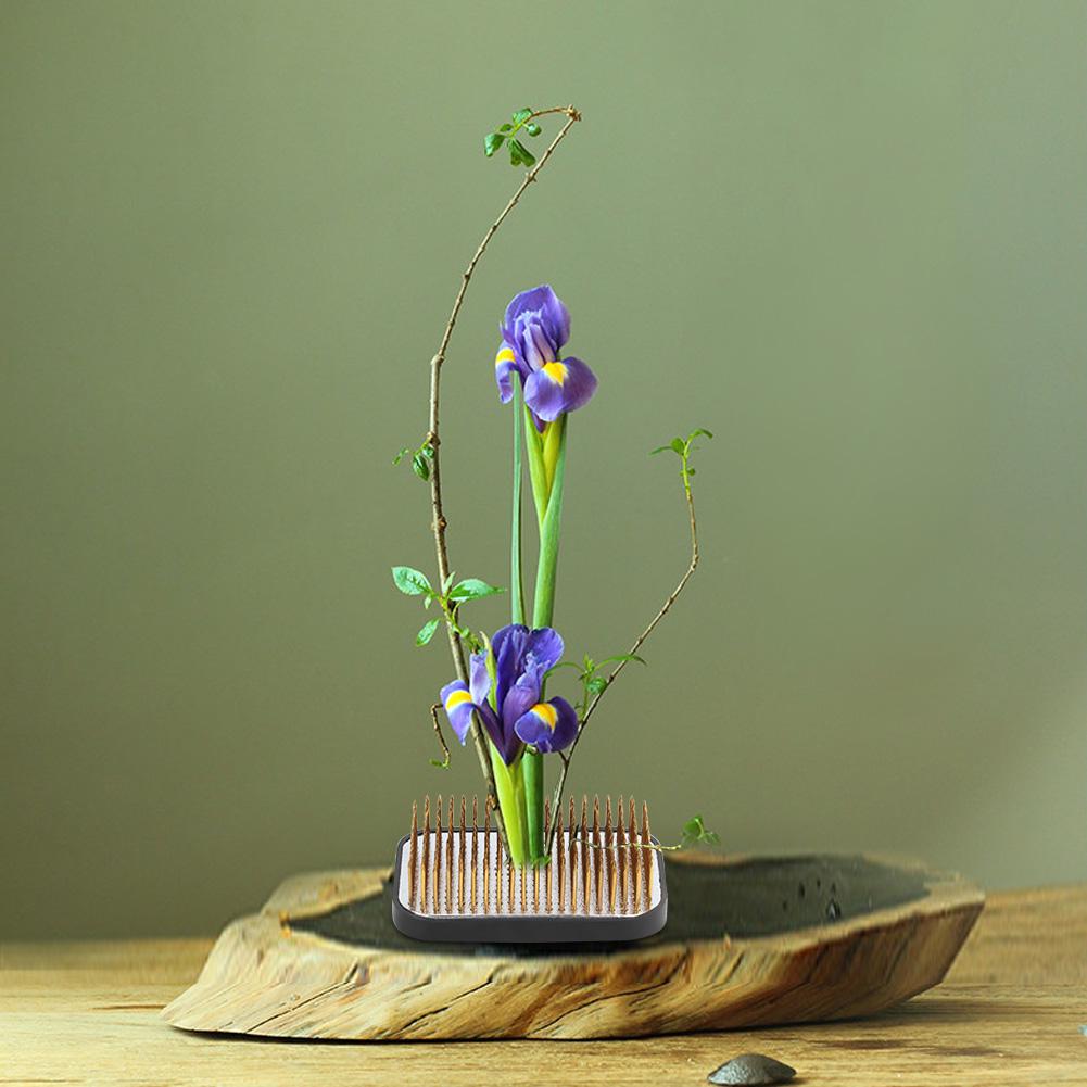 276 Aghi Fiore di Rame Kenzan Arrangement Floreale Spillo Strumento Accessorio per Disporre