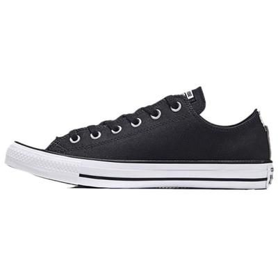 Scarpe di Tela Basse Minimaliste Comode All Star Sneakers Unisex Nero Carbone 159614C
