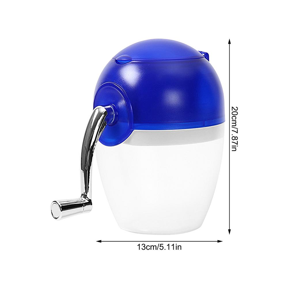 

Машина для приготовления снежного конуса Ледяная стружка для приготовления пищевого льда Дробилка для приготовления льда Ручная машина для приготовления снежного конуса Дробилка для льда Ручная ручная стружка для приготовления льда синий