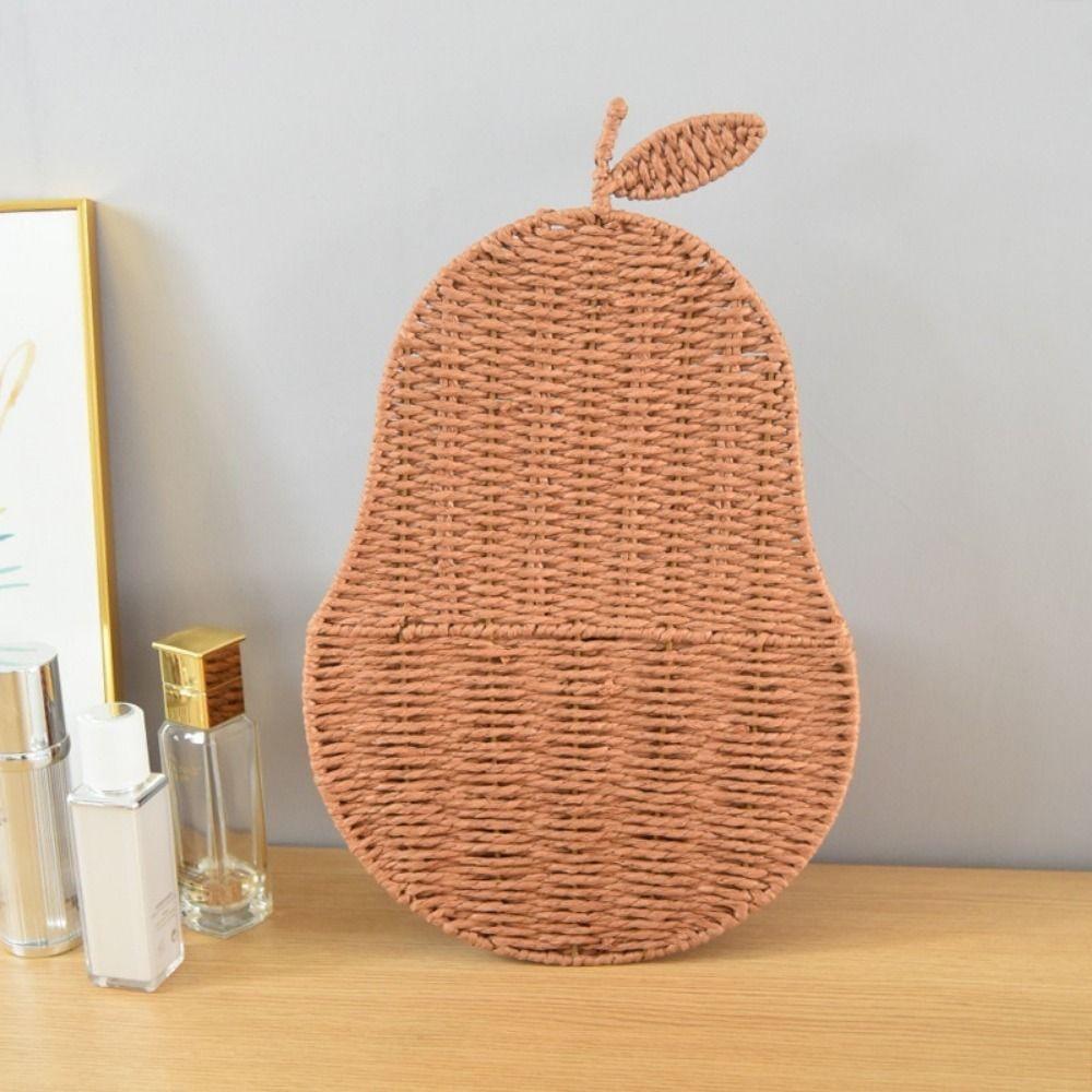 Cesto Portaoggetti Decorativo in Rattan Sintetico Cesto Portaoggetti Fatto a Mano per la Spesa Stanza del Bambino