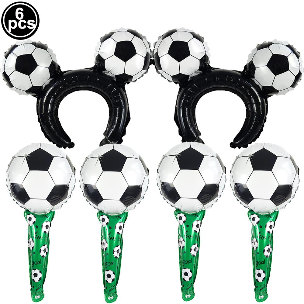 Standing Soccer Foil Balloon Kids Football Theme Birthday Party Baby Shower Decor Football Club Decor Supplies Boys Gifts