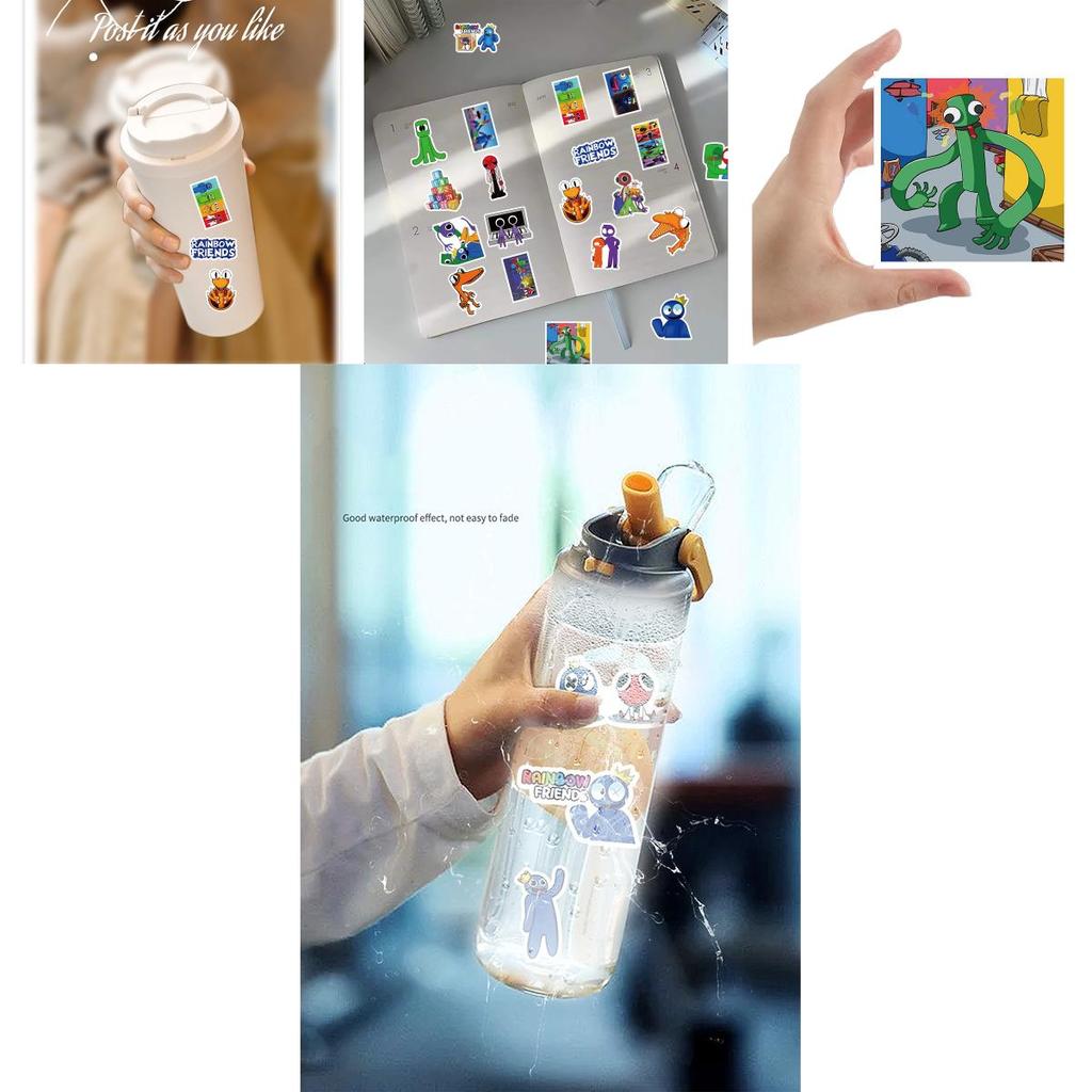 Drücke deine Persönlichkeit mit wasserfesten Roblox Rainbow Friends Stickern aus