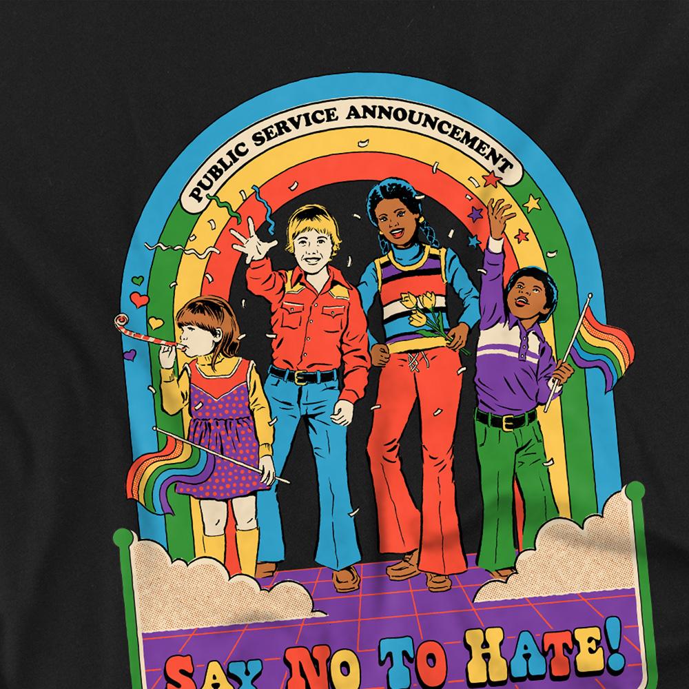 Steven Rhodes Kinder/Kids Sagen Nein zu Hass T-Shirt