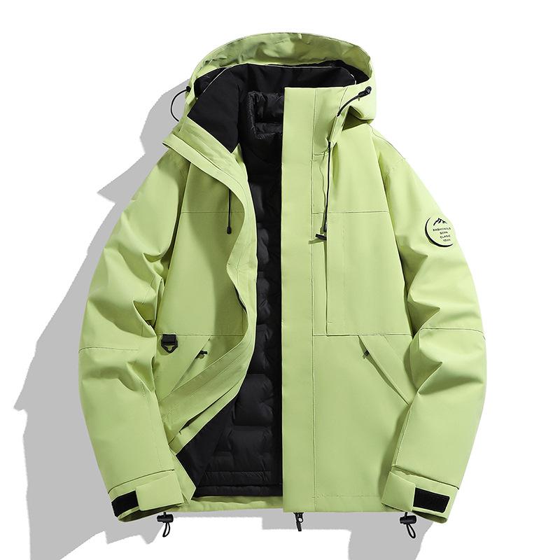 Unisex 3-in-1 Down Ski Jacket 2025 - New Winter Outdoor Mountaineering Coat L