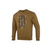 Sweatshirts Men's Dark Khaki Crew Neck Moderate Regular H39315